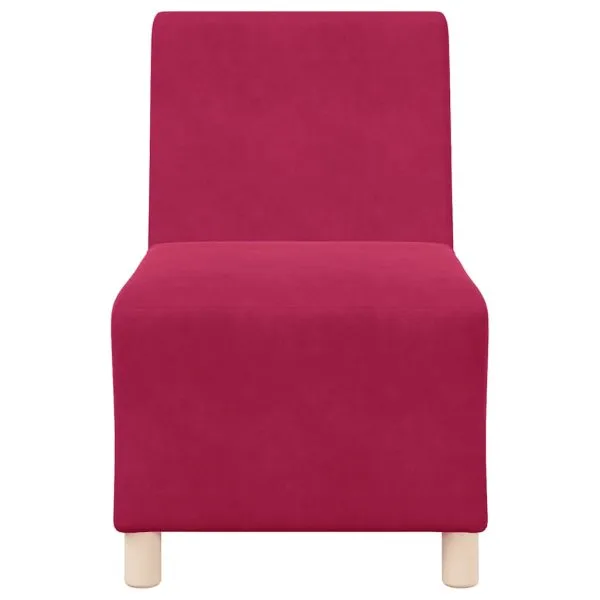Canapea Scaun Vin Roșu 55 cm Catifea