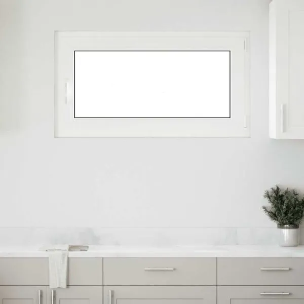 Fereastră de subsol RISOR 110×60 cm Pt&Turn DIN dreapta alb
