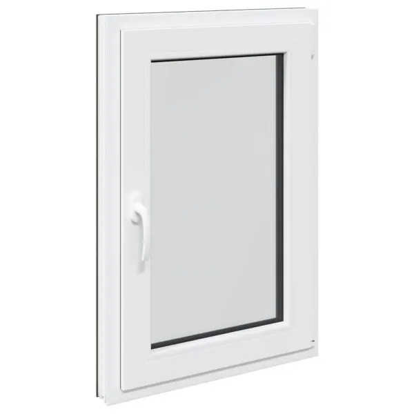 Fereastră de subsol 60×90 cm Pt&Turn DIN dreapta Antracit