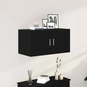 Dulap de perete Stejar negru 80x39x40 cm Lemn prelucrat