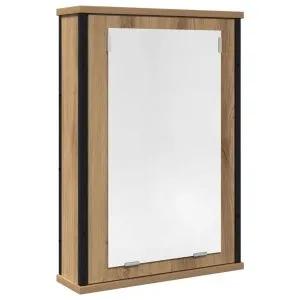 Dulap cu oglindă pentru baie Stejar Artisan Lemn prelucrat