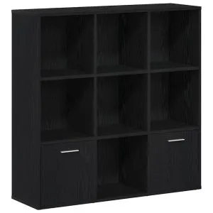 Bibliotecă, stejar negru, 98x29x97,5 cm, lemn prelucrat
