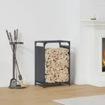 Suport pentru lemne de foc Antracit Oțel laminat la rece
