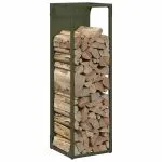 Suport pentru lemne de foc Verde măsline Oțel laminat la rece