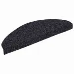 Covorașe scară autoadezive 20 buc Negru 65x21x4 cm