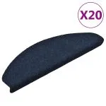 Covorașe scară autoadezive 20 buc Navy 65x21x4 cm