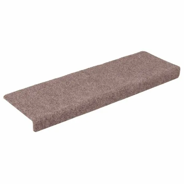 Covorașe scară autoadezive 30 buc crem 65x21x4 cm