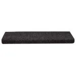Covorașe scară autoadezive 30 buc Negru 65x21x4 cm
