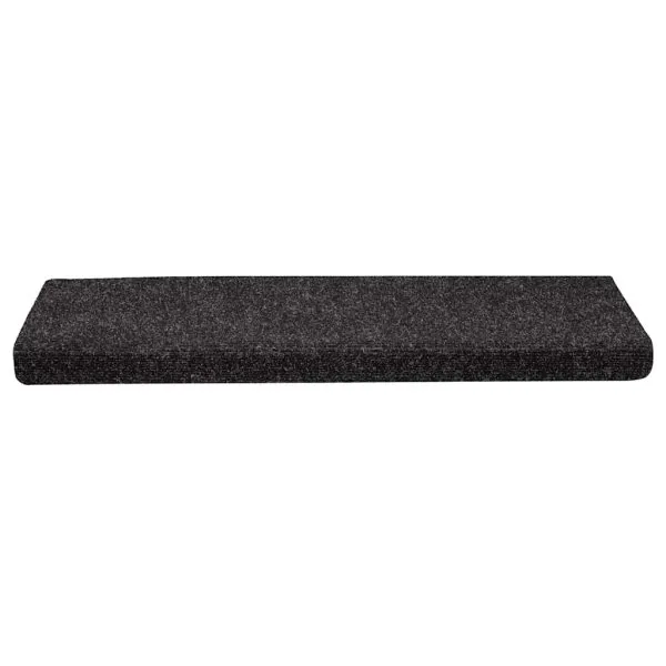 Covorașe scară autoadezive 30 buc Negru 65x21x4 cm