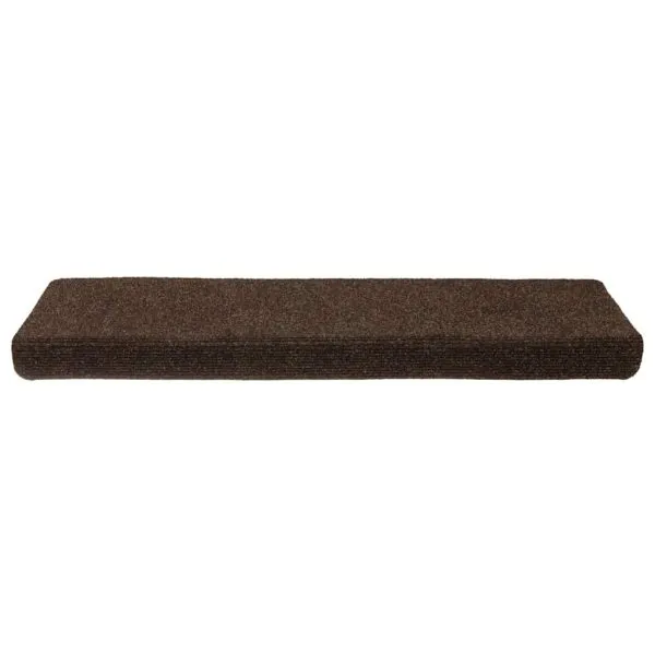 Covorașe scară autoadezive 30 buc Maro 65x21x4 cm