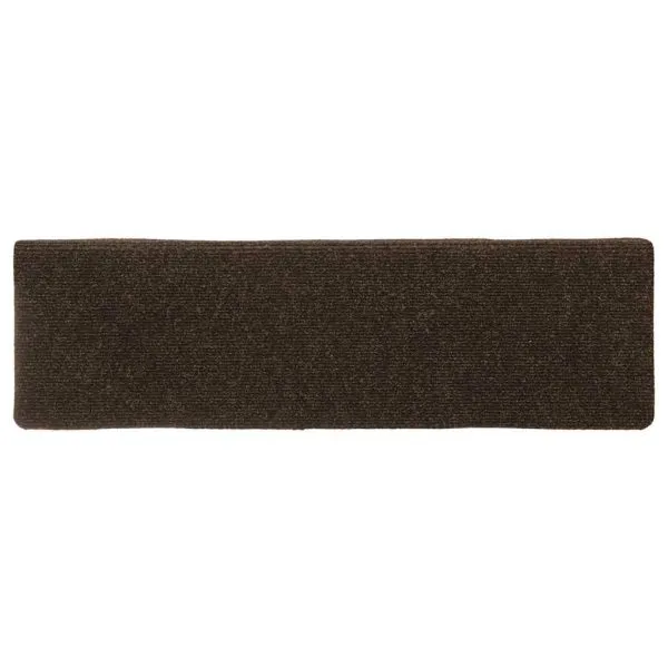 Covorașe scară autoadezive 30 buc Maro 65x21x4 cm