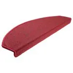 Covorașe scară 30 buc Roșu Bordeaux 65x24x4 cm