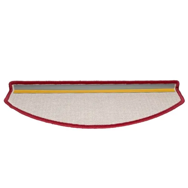 Covorașe scară 30 buc Roșu Bordeaux 65x24x4 cm