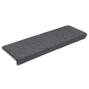 Covorașe scară 30 buc 65x21x4 cm gri și negru