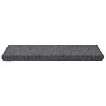 Covorașe scară 30 buc 65x21x4 cm gri și negru