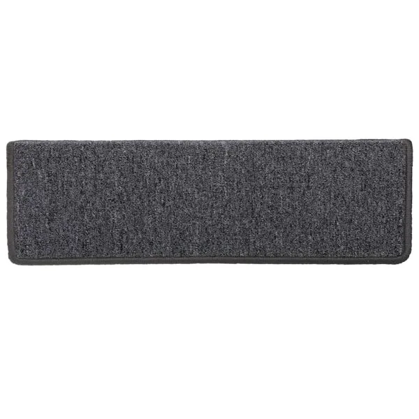 Covorașe scară 30 buc 65x21x4 cm gri și negru