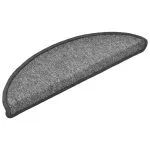 Covorașe scară 20 buc gri închis 56x17x3 cm