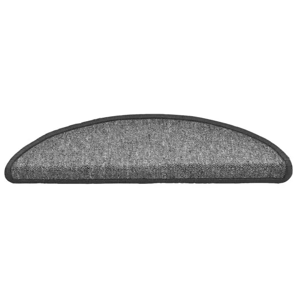 Covorașe scară 20 buc gri închis 56x17x3 cm