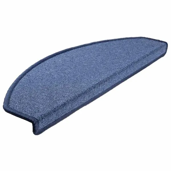 Covorașe scară 20 buc Albastru 65x24x4 cm