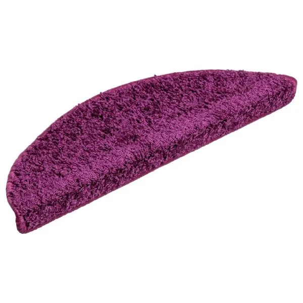 Covorașe scară 30 buc Violet 56x17x3 cm