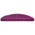Covorașe scară 30 buc Violet 56x17x3 cm