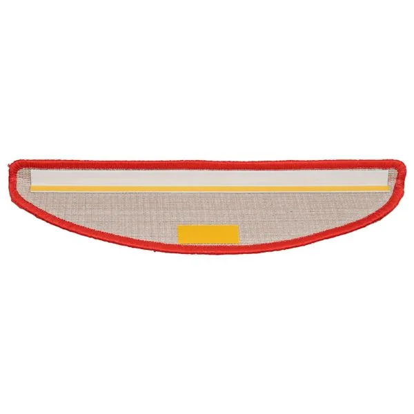 Covorașe scară 30 buc roșu 56x17x3 cm