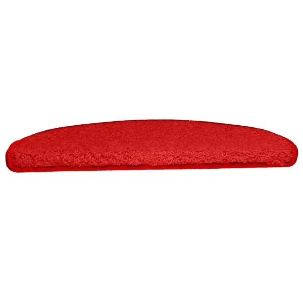 Covorașe scară 30 buc roșu 65x21x4 cm