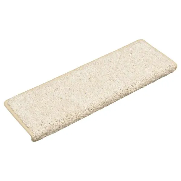 Covorașe scară 30 buc 65x21x4 cm alb