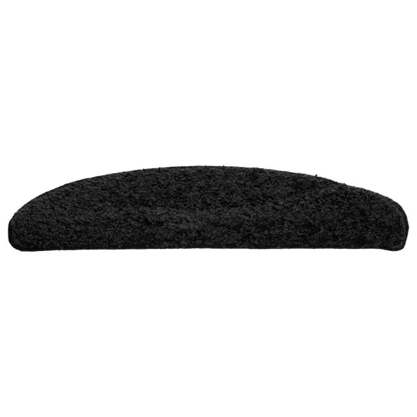 Covorașe scară 20 buc Negru 56x17x3 cm