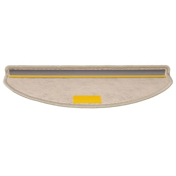 Covorașe scări autoadezive, 30 buc. bej 65x21x4 cm aspect sisal