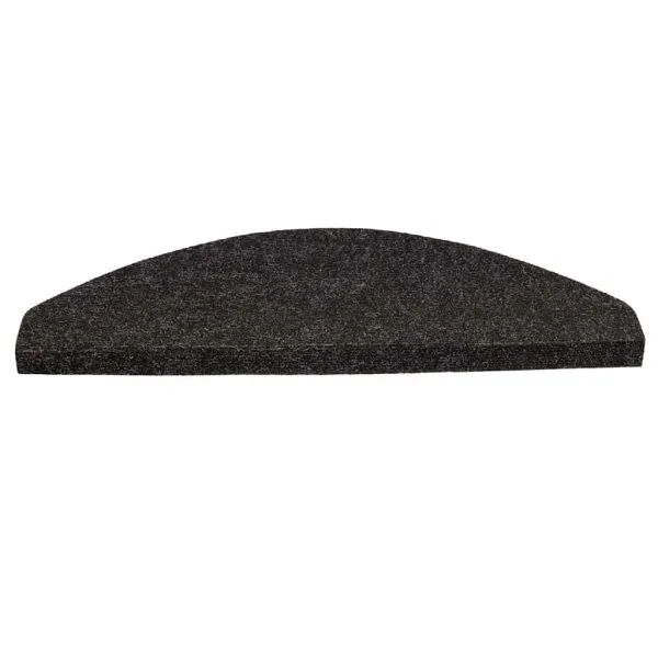 Covorașe scară autoadezive 20 buc Antracit 65×22,5×3,5 cm