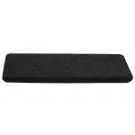 Covorașe scară autoadezive 30 buc Negru 65×24,5×3,5 cm