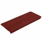Covorașe scară autoadezive 30 buc Roșu 65×22,5×3,5 cm